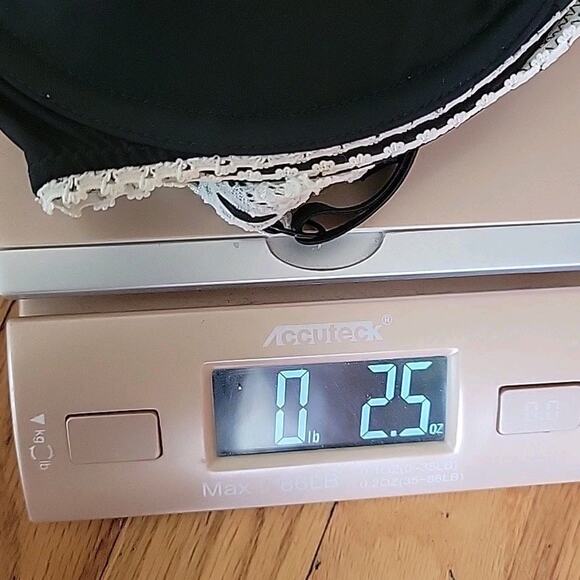 Elle Macpherson Intimates Daisy Chains Contour Bra 36DD Black Lace Trim E72979 - Picture 6 of 6